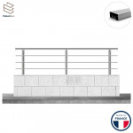Garde-corps Aluminium PRISTINA 2m - Design Moderne & Sécurisé