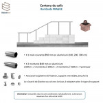 Rambarde Aluminium Ronde 1m Prague | Kit Garde-Corps