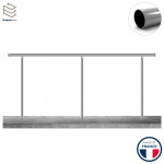 Rambarde Aluminium Ronde 1m Prague | Kit Garde-Corps