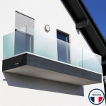 Garde-corps verre rail alu Majuro 5m | Kit sécurit