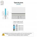 Garde-corps verre rail alu Majuro 5m | Kit sécurit
