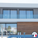 Garde-corps verre pinces alu Monaco 3m | Kit sécurisé