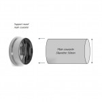 Départ Mural Main Courante Ronde | Fixation Interne