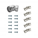 Angle Réglable Main Courante Ronde Aluminium