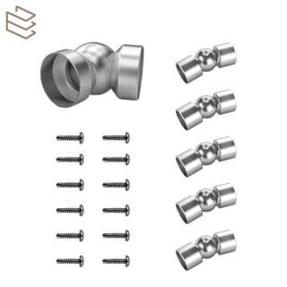 Angle Réglable Main Courante Ronde Aluminium