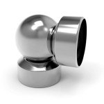 Angle Réglable Main Courante Ronde Aluminium