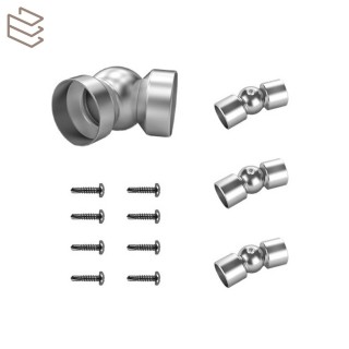 Angle Réglable Main Courante Ronde Aluminium