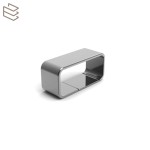 Kit Manchon Raccord Main Courante Rectangle Aluminium