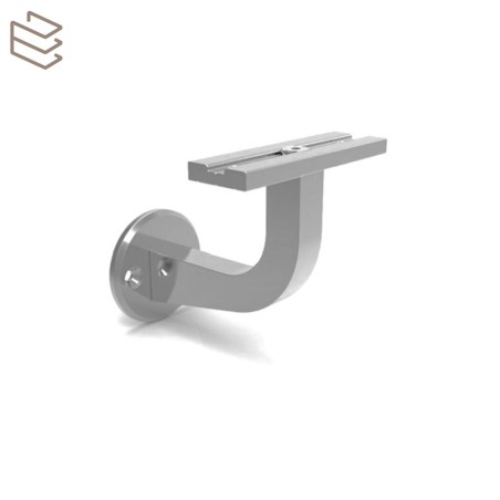 Support Mural Applique Main Courante Rectangle Aluminium