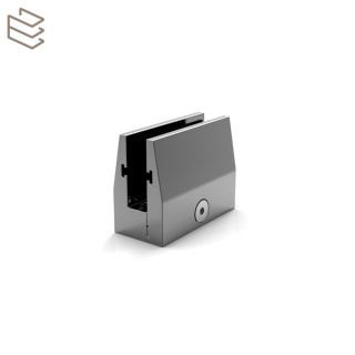 Pince à Verre Poteau Carré | Garde-Corps Verre Aluminium