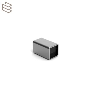 Manchon Raccord Lisse Carré | Accessoire Garde-Corps Aluminium