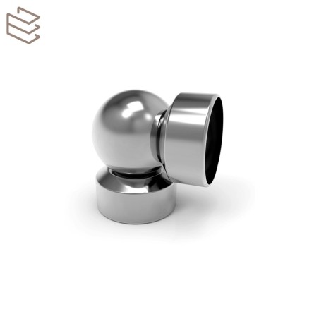 Angle Réglable Main Courante Ronde Aluminium