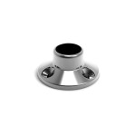 Départ Mural Lisse Ronde Aluminium Garde-Corps