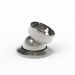 Départ Mural Réglable Main Courante Ronde Aluminium