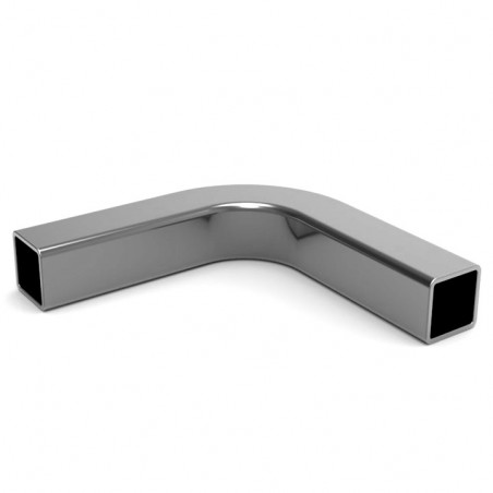 Angle Droit Fixe Lisse Carré Garde-Corps Aluminium