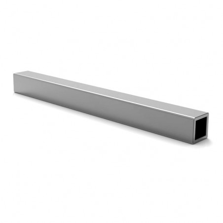 Lisse Carrée 14x14mm Aluminium - Longueur 1m