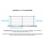 Balustrade Aluminium Prague 5 Lisses Sur Mesure