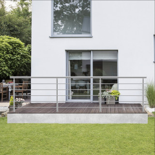 Balustrade Aluminium Prague 5 Lisses Sur Mesure