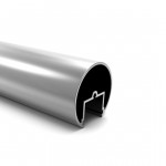 Main Courante Ronde Aluminium | Garde-Corps Verre