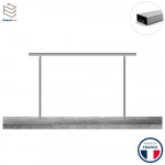 Rambarde Aluminium Sur Mesure Pristina Rectangle