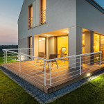 Balustrade Aluminium Profil Rond 3m Prague 5 Lisses