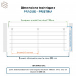 Balustrade Aluminium Profil Rond 3m Prague 7 Lisses