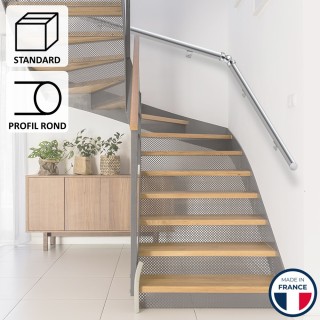 Main Courante Aluminium Ronde 1m Oslo | Kit Sécurité