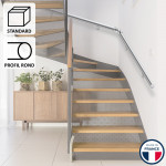 Main Courante Aluminium 2m Oslo - Kit Prêt à Poser