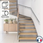 Main Courante Aluminium Ronde 3m Oslo | Kit Sécurité