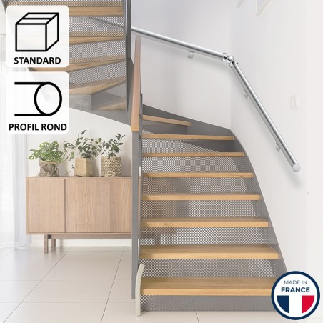 Main Courante Aluminium Ronde 3m Oslo | Kit Sécurité