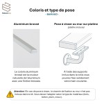 Main Courante Aluminium Bamako 2m | Kit Garde-Corps