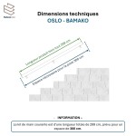 Main Courante Aluminium Bamako 2m | Kit Garde-Corps