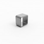 Support Départ Mural pour Main Courante Carrée