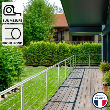 Balustrade Aluminium Prague 5 Lisses Sur Mesure