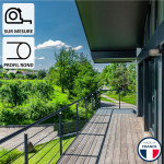 Balustrade Aluminium Prague 5 Lisses Sur Mesure