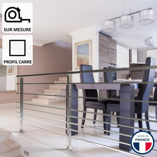 Balustrade Aluminium Pristina 7 Lisses | Fabrication Française