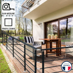 Balustrade Aluminium Pristina 5 Lisses Sur Mesure