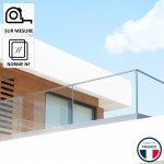 Garde-Corps Verre Aluminium Majuro - Fabrication Française