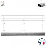 Garde-corps Aluminium Semi-vitré Managua | Fabrication Française