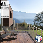 Garde-corps Aluminium Semi-vitré Managua | Fabrication Française